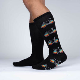Sock it to Me "Pedal Power" Stretch Knee High Socks