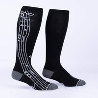 Sock it to Me "Music is my Forte" Stretch Knee High Socks