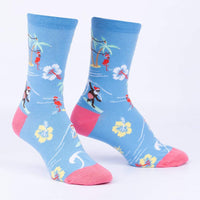 Sock it to Me Sea you in the Morning Womens Crew Socks