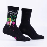 Sock it to Me "Rooting for You" Womens Crew Socks