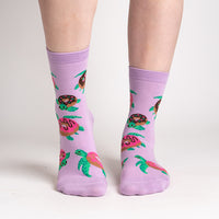 Sock it to Me "Donut Worry, Be Happy" Womens Crew Socks