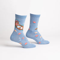 Sock it to Me "Be Your-shell-f" Womens Crew Socks