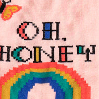 Sock it to Me "Oh, Honey" Womens Crew Socks