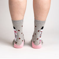 Sock it to Me "Fully Caffeinated" Womens Crew Socks