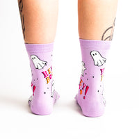 Sock it to Me "Hey Boo!" Womens Crew Socks