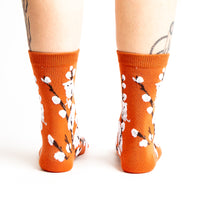 Sock it to Me "Kitten Willows" Womens Crew Socks