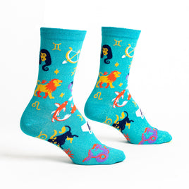 Sock it to Me "What's Your Sign?" Womens Crew Socks