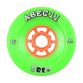 ABEC 11 Wheels Refly 97mm 74a Green 4 Pack