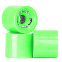 ABEC 11 Wheels Centrax Reflex 77mm 80a Neon Green 4 pack