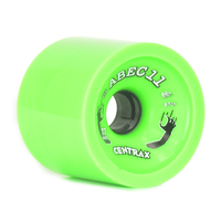 ABEC 11 Wheels Centrax Reflex 77mm 80a Neon Green 4 pack