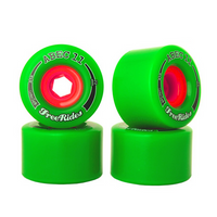ABEC 11 Wheels Classic Freeride Centre Set 72mm Green 4 Pack