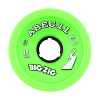 ABEC 11 Wheels Reflex BigZig 75mm 80a Green 4 Pack