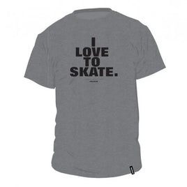 Powerslide I Love to Skate Grey T Shirt