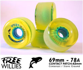 OMEN Wheels Free Willies V2 69mm 78a Gold 4 Pack