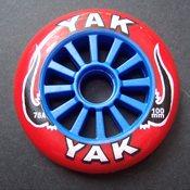 Yak Wheels Pro 125mm 78a Red and Blue