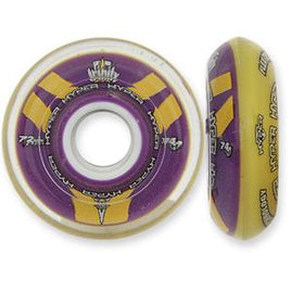 Hyper Wheels Trinity Flex 74a Purple Yellow - Each