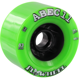 ABEC 11 Wheels Refly 83mm 74a Lime 4 Pack