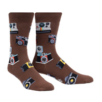 Sock it to Me Strike a Pose Mens Crew Socks