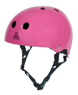Triple 8 Skate Helmet STD Pink w Black Liner