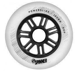 Powerslide Spinner Wheels 110mm 88a Matte White EACH