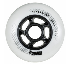 Powerslide Spinner Wheels 90mm 85a Matte White EACH