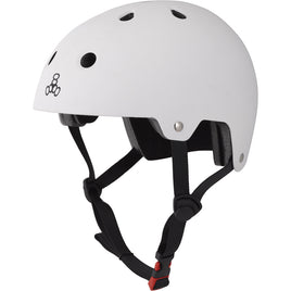 Triple 8 Certified Helmet White Rubber