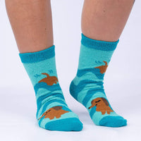 Sock it to Me Not Every Dog can be a Weiner Womens Crew No-Slip Socks