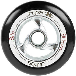 Hyper Wheels Dubbs 80mm 82a Black - 4Pack (1 4pk left)