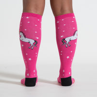 Sock it to Me Unicorn vs Narwhal Knee High Socks