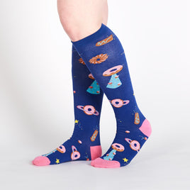 Sock it to Me Glazed Galaxy Knee High Socks