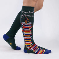 Sock it to Me Booked for the Weekend Knee High Socks