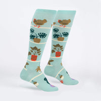 Sock it to Me Hen and Chicks Knee High Socks