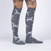 Sock it to Me Rolling with my Ponies Knee High Socks