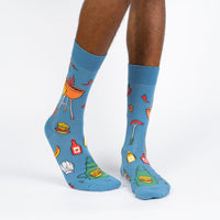 Sock it to Me Grillin' It Mens Crew Socks