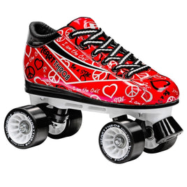 RDS Pacer Heart Throb Red Roller Skates