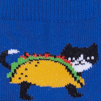Sock it to Me Let's Taco 'bout Cats Junior Crew Socks