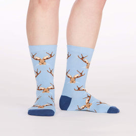 Sock it to Me Jackalope Womens Crew Socks