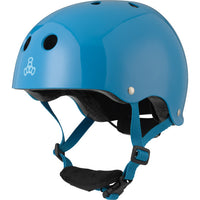 Triple 8 Lil 8 Certified Youth Helmet Blue Gloss