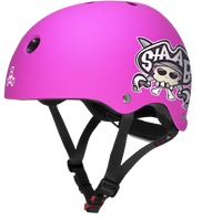 Triple 8 Lil 8 Certified Youth Staab Helmet Neon Pink Rubber