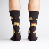 Sock it to Me Tacosaurus Mens Crew Socks