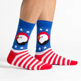 Sock it to Me America Mens Crew Socks