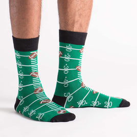 Sock it to Me Touch Down Mens Crew Socks