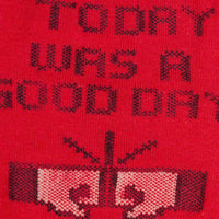 Sock it to Me Today Was A Good Day Mens Crew Socks