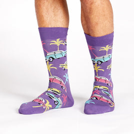 Sock it to Me Car Hop Mens Crew Socks