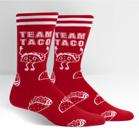 Sock it to Me Team Taco Mens Crew Socks