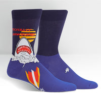 Sock it to Me Totally Jawsome! Mens Crew Socks