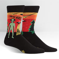 Sock it to Me They're Here Mens Crew Socks
