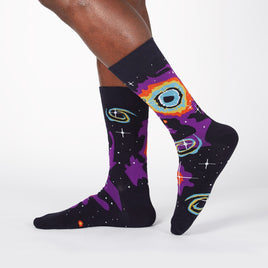 Sock it to Me Helix Nebula Mens Crew Socks