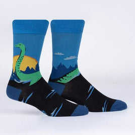 Sock it to Me Loch Ness Mens Crew Socks