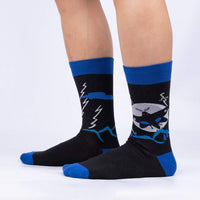 Sock it to Me Mothman Believes In You Mens Crew Socks